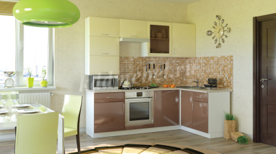 Шкаф верхний ШВ 600 Кухня Сандра (Манго глянец)