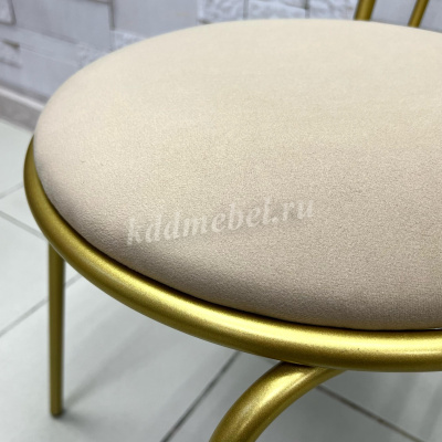 Стул Персей-1 (Золото/Велюр Песочный) тип 2