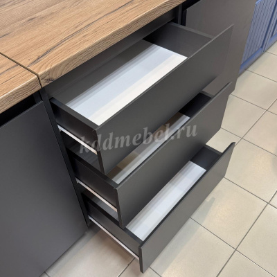 Кухня Асти 1,6 (Графит)