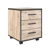 Тумба выкатная Гермес Лофт Тм69 (Дуб крафт серый)