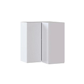 Шкаф верхний угловой ПУВП кухня Плейона (Белый)