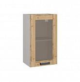 Шкаф верхний ШВС 400 Кухня Лофт (Фон серый/Дуб Вотан)