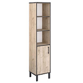 Шкаф-пенал Гермес Лофт Шк43 (Дуб крафт серый)