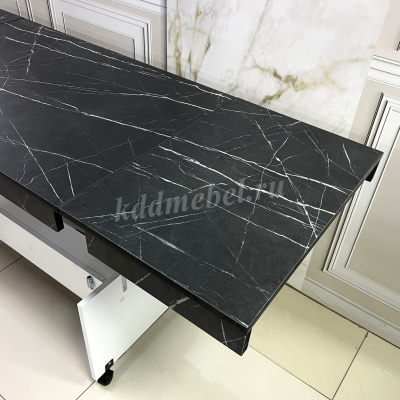 Стол Трансформер-14 (Белый/Камень Пьетра)