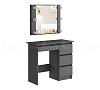 Косметический стол с подсветкой Аванта (Графит)