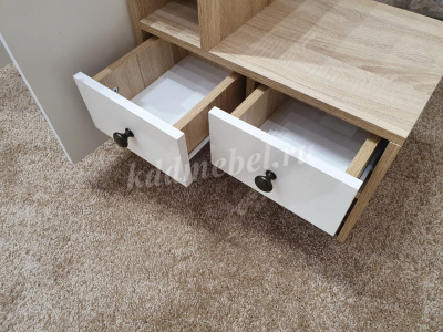 Обувница Комфорт-1 (Дуб сонома/Белый)