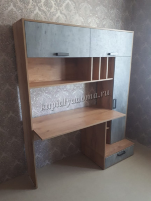 Стол письменный Техно (Крафт/Бетон)