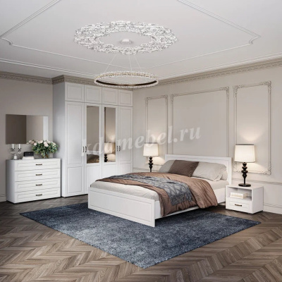 Тумба прикроватная Лацио 1 ящ (Белое дерево)