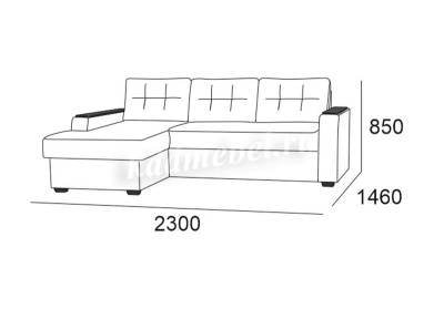Угловой диван-кровать Триумф-2 ДУ (3 кат.)