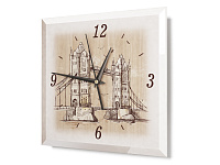 Часы Город №14 (Белый)
