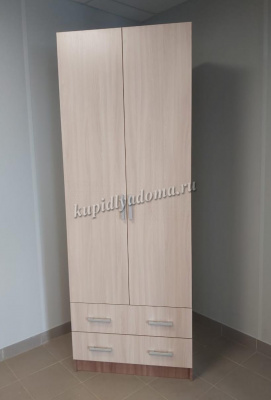 Шкаф распашной Дуэт (Ясень шимо темный/Ясень шимо светлый)
