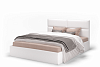 Кровать Сити 1.6 с подъемным механизмом (Эко кожа/Vega white)