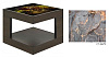 Стол журнальный Куб с фотопечатью (Венге/2679)