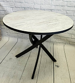 Стол обеденный пластик Арчи-3 0.9 (Сосна монрепо 522/Опоры черные)