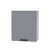 Шкаф верхний с единым фасадом 6В кухня Осло (Белый/Карбон сапфир) 