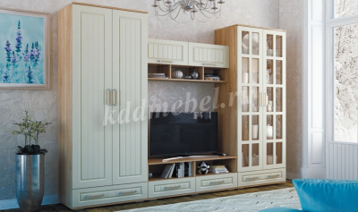 Пенал Маркиза ПН-02 (Дуб сонома/Крем сатин)