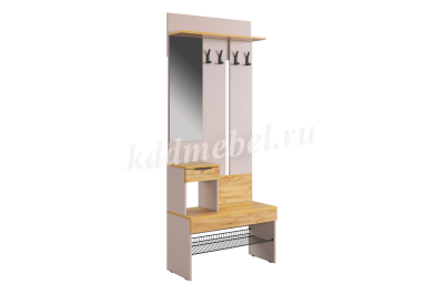 Прихожая К6 Баско (Кашемир/Дуб крафт золотой)