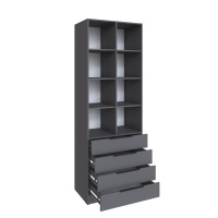 ТЭКС_Стеллаж Мадрид (0,8) с 4 ящ._наполнение_графит