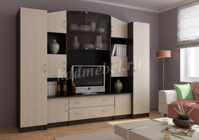 Шкаф угловой Макарена ШК-303 (Венге/Дуб белфорт)