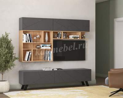Тумба ТВ Шерлок TV Тм121 (Графит)