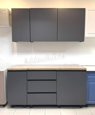 Кухня Асти 1,6 (Графит)