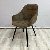 Стул Сильвер К (Черный/Велюр Коричневый)