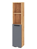 Пенал Квартет-13 (Дуб крафт золотой/Графит серый)