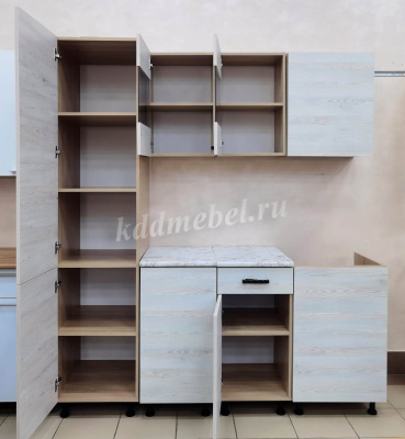 Кухня линейная Алиса Loft 1,75 (Дуб сонома/Сосна белая)