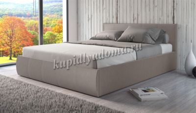 Кровать Верона 1.8 с подъемным механизмом (Бежевый/Велюр)