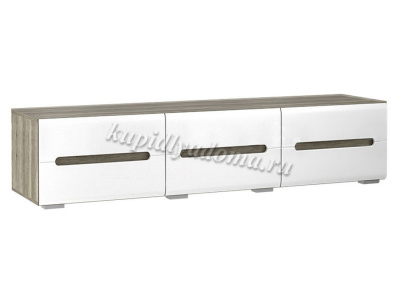 Тумба Наоми ТБ-17 (Дуб каньон/Белый глянец) 
