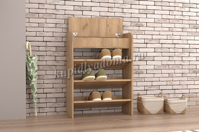 Обувница Открытая 600 (Дуб крафт золотой)