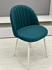 Стул обеденный Честер велюр (Изумрудный velutto 20/Белый конус)