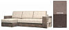 Угловой Диван-кровать Марк ДУ Вариант 2 (Антонио Беж/Антонио Биттер/Ясень шимо светлый)