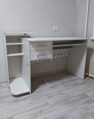 Стол компьютерный КС-12 (Анкор белый)