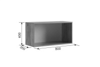 Антресоль двухдверная Бери схема Антресоль двухдверная Бери схема