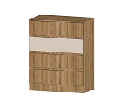 Комод Ленора 4 ящика (Дуб вотан/Кашемир)