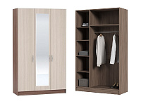 Шкаф распашной Басса ШКК-553 (Ясень шимо темный/Ясень шимо светлый)