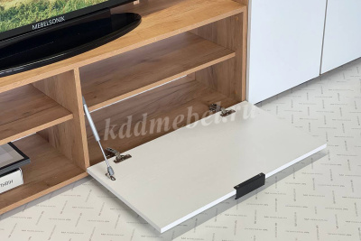 Гостиная Бери К-2 (Дуб крафт золотой/Белое дерево)