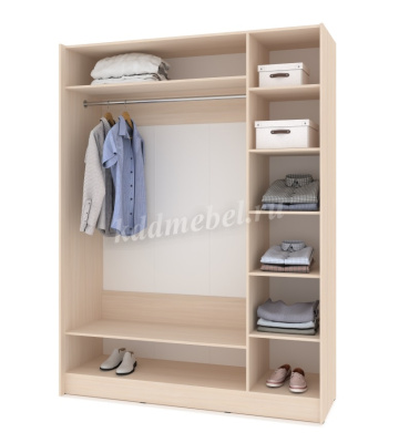 Шкаф-купе Браун Б671 1700 (Млечный) 