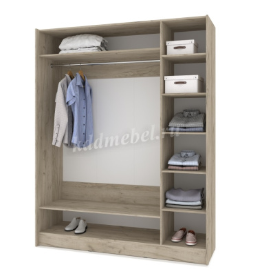 Шкаф-купе Браун Б681 1800 (Серый дуб) 