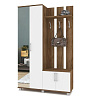 Прихожая Лира с зеркалом (Табачный дуб/Белый)