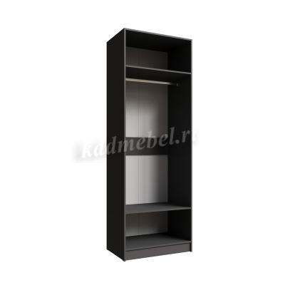Шкаф Мадрид 0,8 без зеркал (Графит серый)