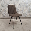 Стул обеденный Сиена велюр (Темно-коричневыйй velutto 23/Черный конус)