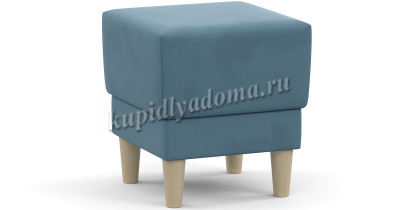 Пуф Айрин (Ткань велюр Велутто 47  арт. ТП 324 светлый бирюзовый)