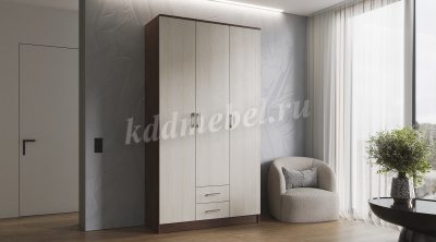 Шкаф Трио без зеркал (Венге/Лоредо)