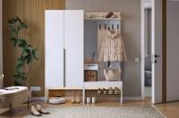 Прихожая Баско К1 белое дерево
