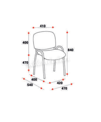 Стул Стандарт ткань ТК-3 (Светло-серый)