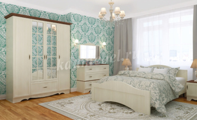 Комод Латте-40.02 (Бадега светлый/Орех донской)